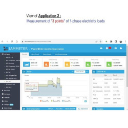 IAMMETER CLOUD 3-Phase WIFI Bidirectional Energy Meter 3-Sensor CT 800A
